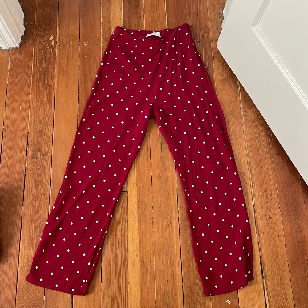 Flynn skye pants polka dots